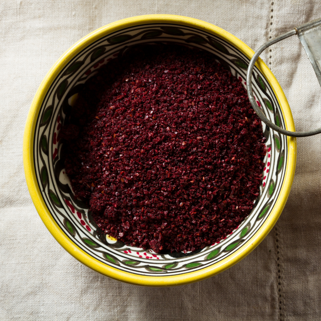 Geröstete Aubergine mit Sumach und Tahini