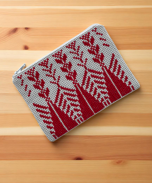 Geldbörse mit Tatreez Muster Nr. 33