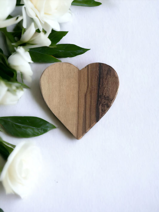 Olivenholz Herz aus Bethlehem