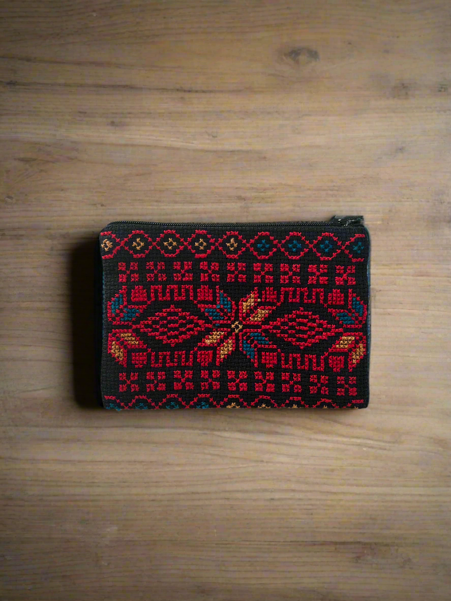 Geldbörse mit Tatreez Muster Nr. 31