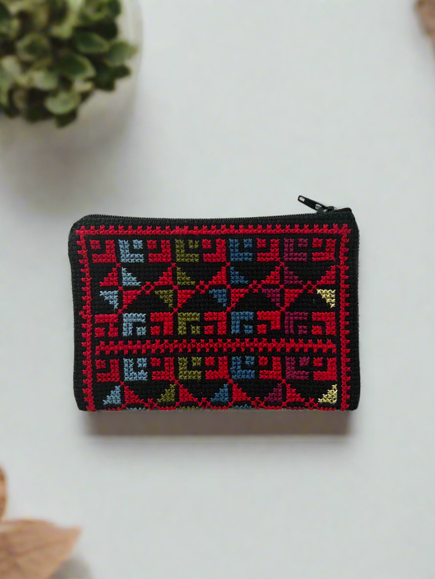 Geldbörse mit Tatreez Muster Nr. 19