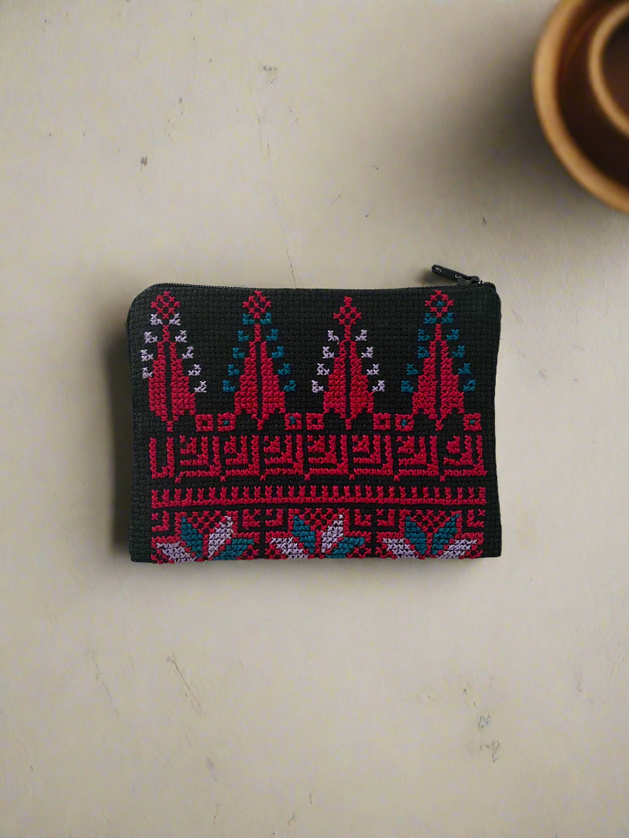 Geldbörse mit Tatreez Muster Nr. 4
