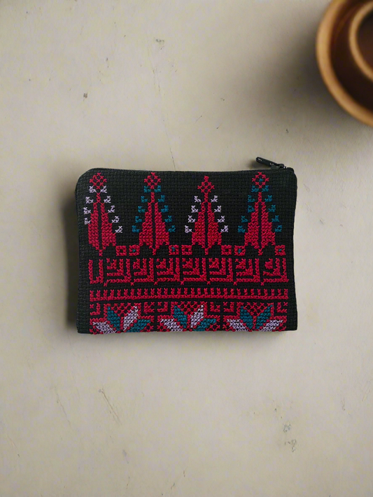 Geldbörse mit Tatreez Muster Nr. 4