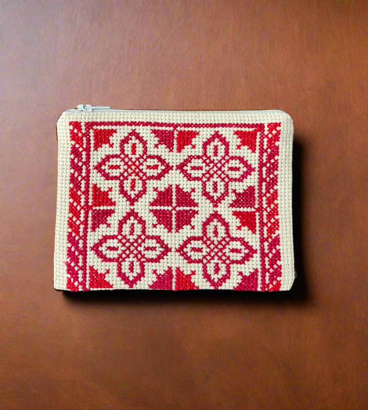 Geldbörse mit Tatreez Muster Nr. 15