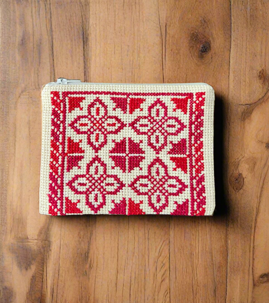 Geldbörse mit Tatreez Muster Nr. 13