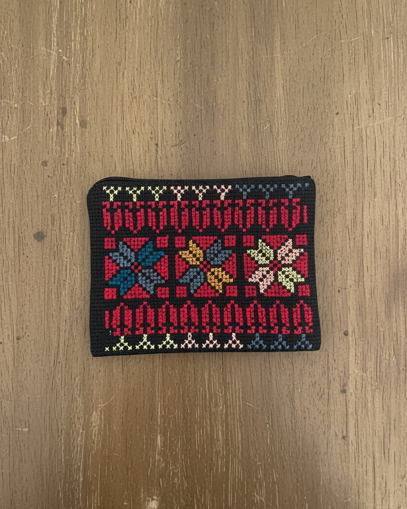 Geldbörse mit Tatreez Muster Nr. 5