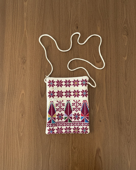 Große Umhängetasche Tatreez Muster Nr. 3