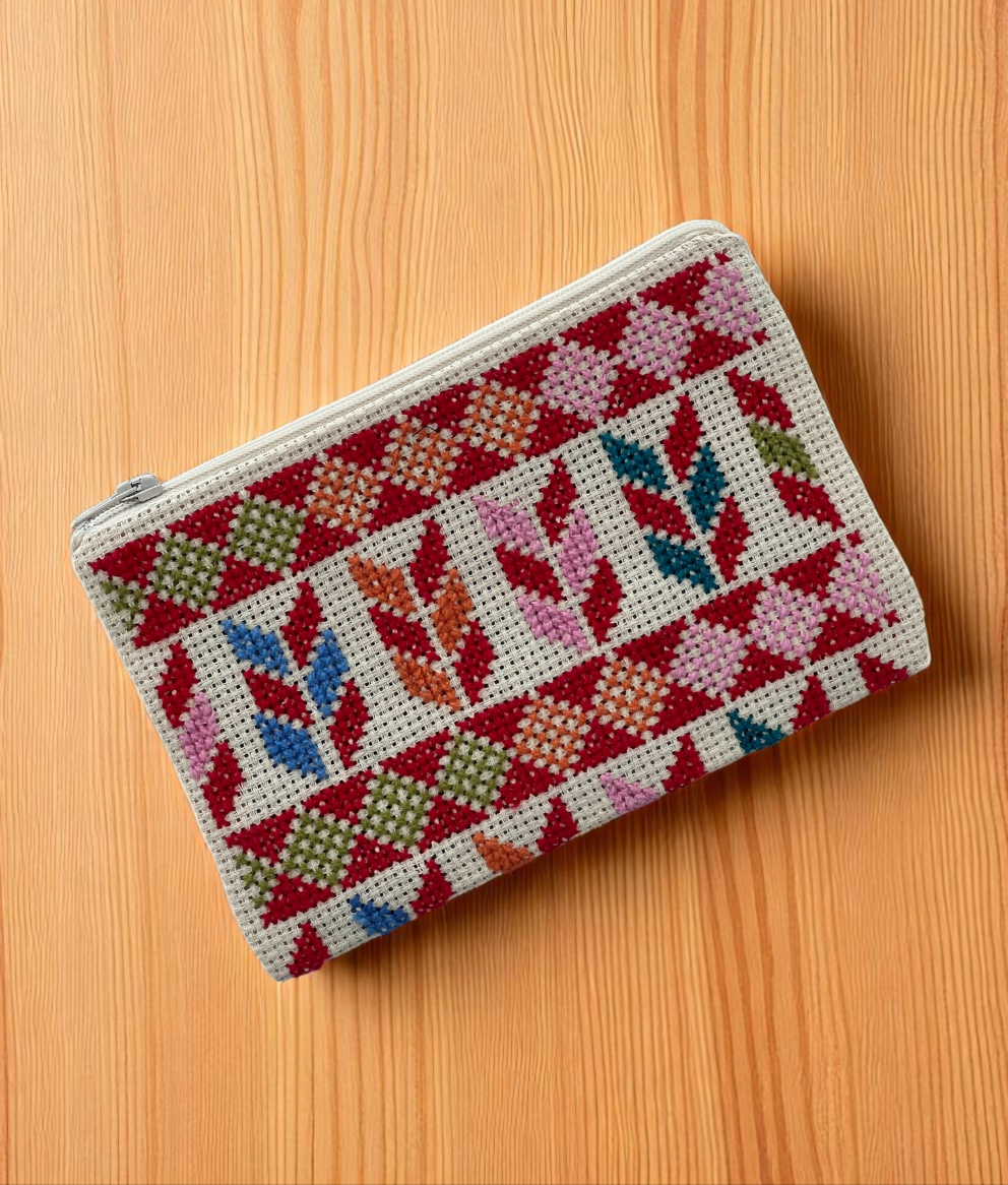 Geldbörse mit Tatreez Muster Nr. 34