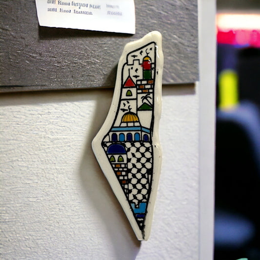 Keramikmagnet Altstadt von Al Quds