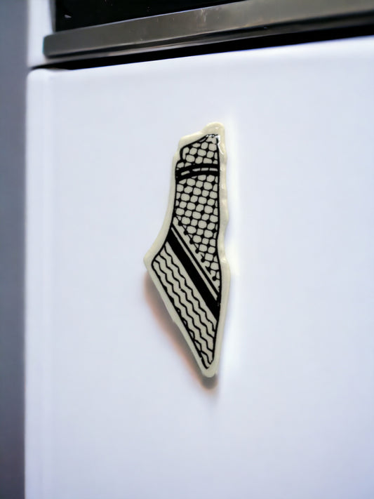 Keramikmagnet Kufiyeh Muster