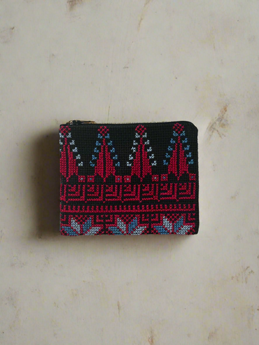 Geldbörse mit Tatreez Muster Nr. 20