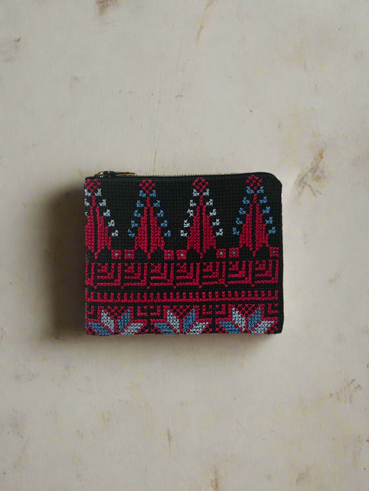 Geldbörse mit Tatreez Muster Nr. 20