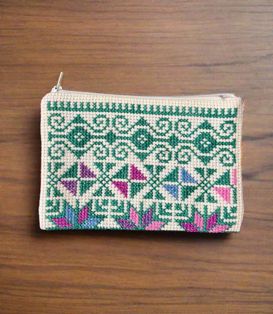 Geldbörse mit Tatreez Muster Nr. 11