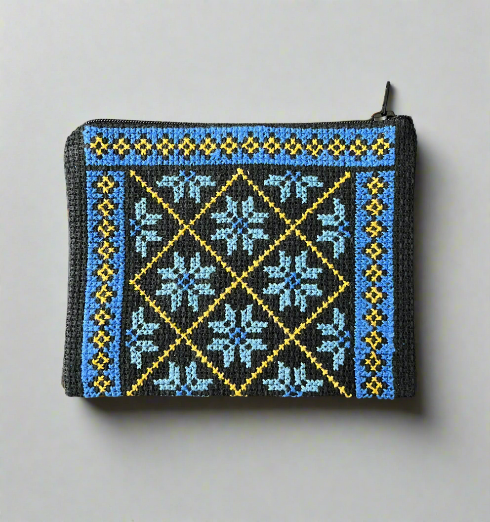 Geldbörse mit Tatreez Muster Nr. 14