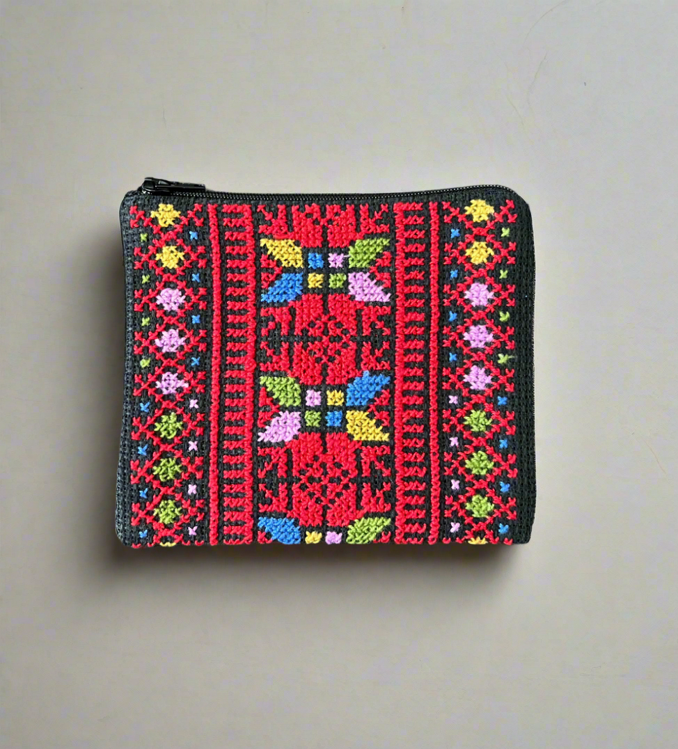 Geldbörse mit Tatreez Muster Nr. 12