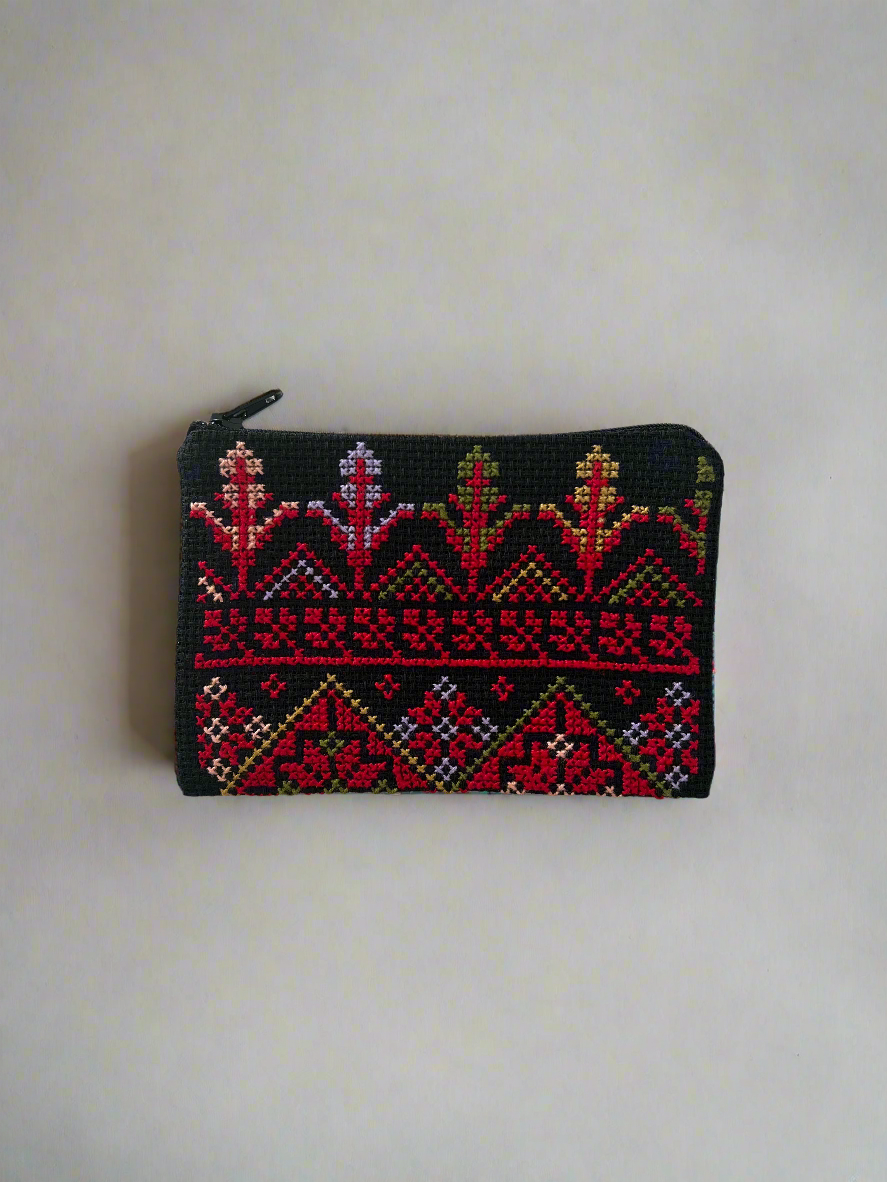 Geldbörse mit Tatreez Muster Nr. 30
