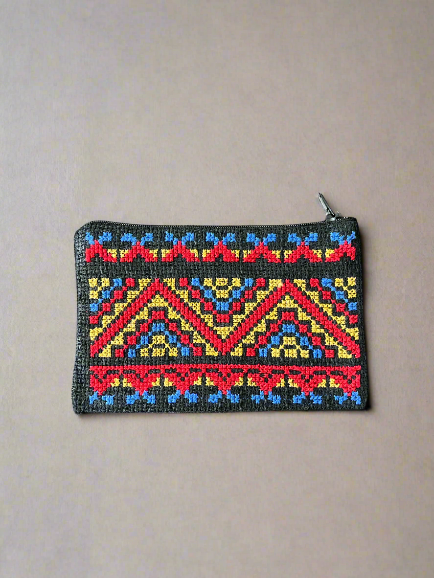 Geldbörse mit Tatreez Muster Nr. 10